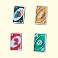 Uno Crocs Charms x4