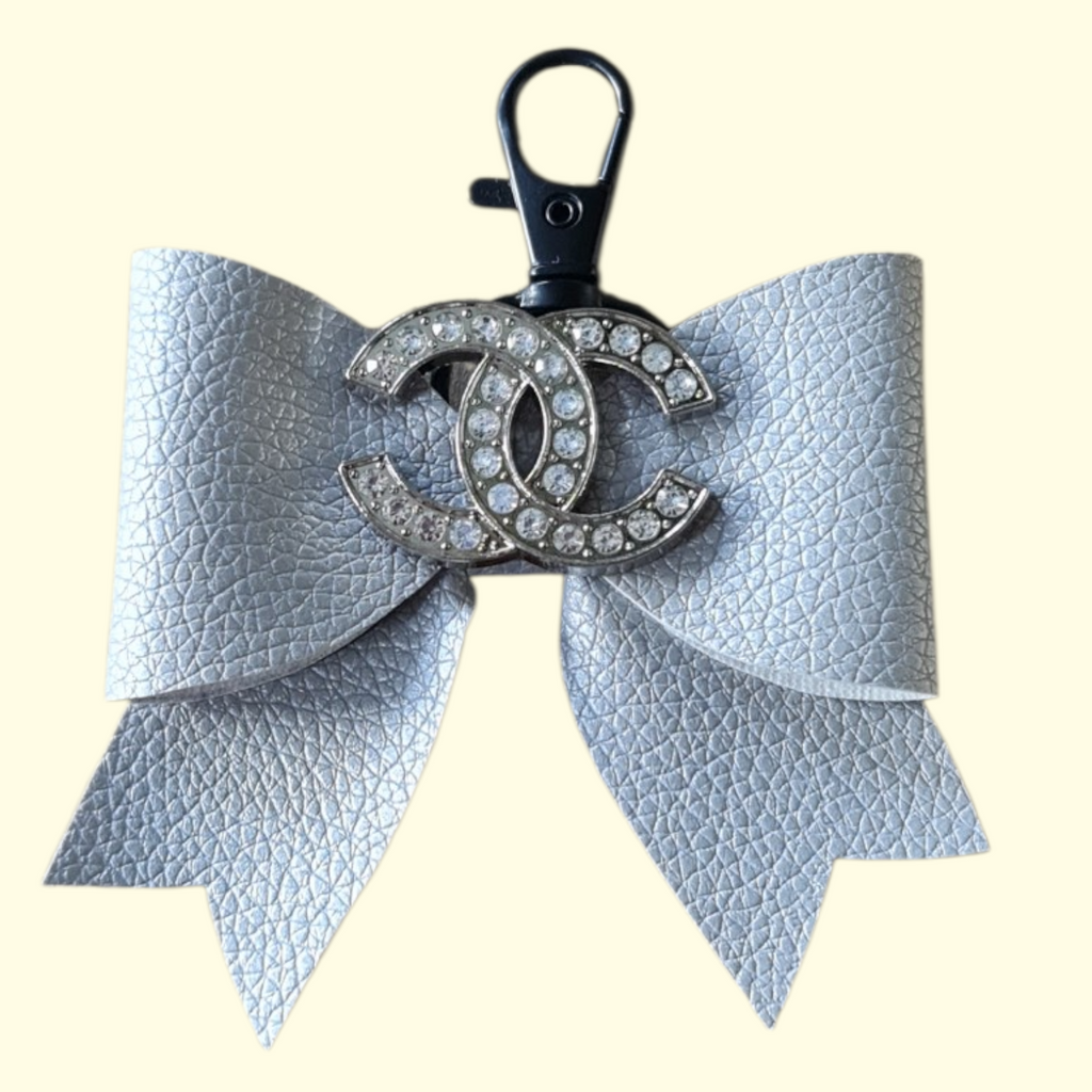 Silver Silver Chanel Bag Charm