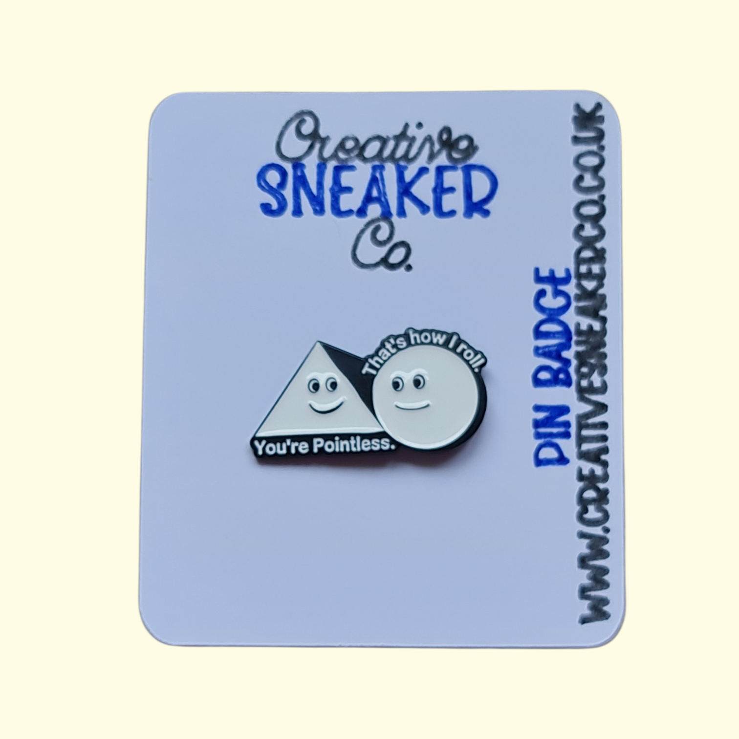 Quote Pointless Pin Badge