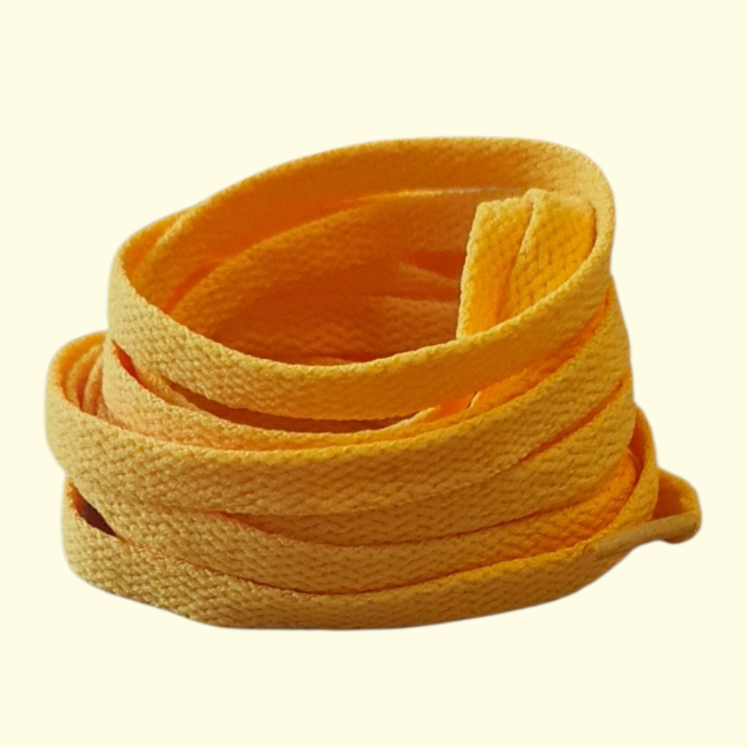 Flat Shoelaces 120cm Mustard
