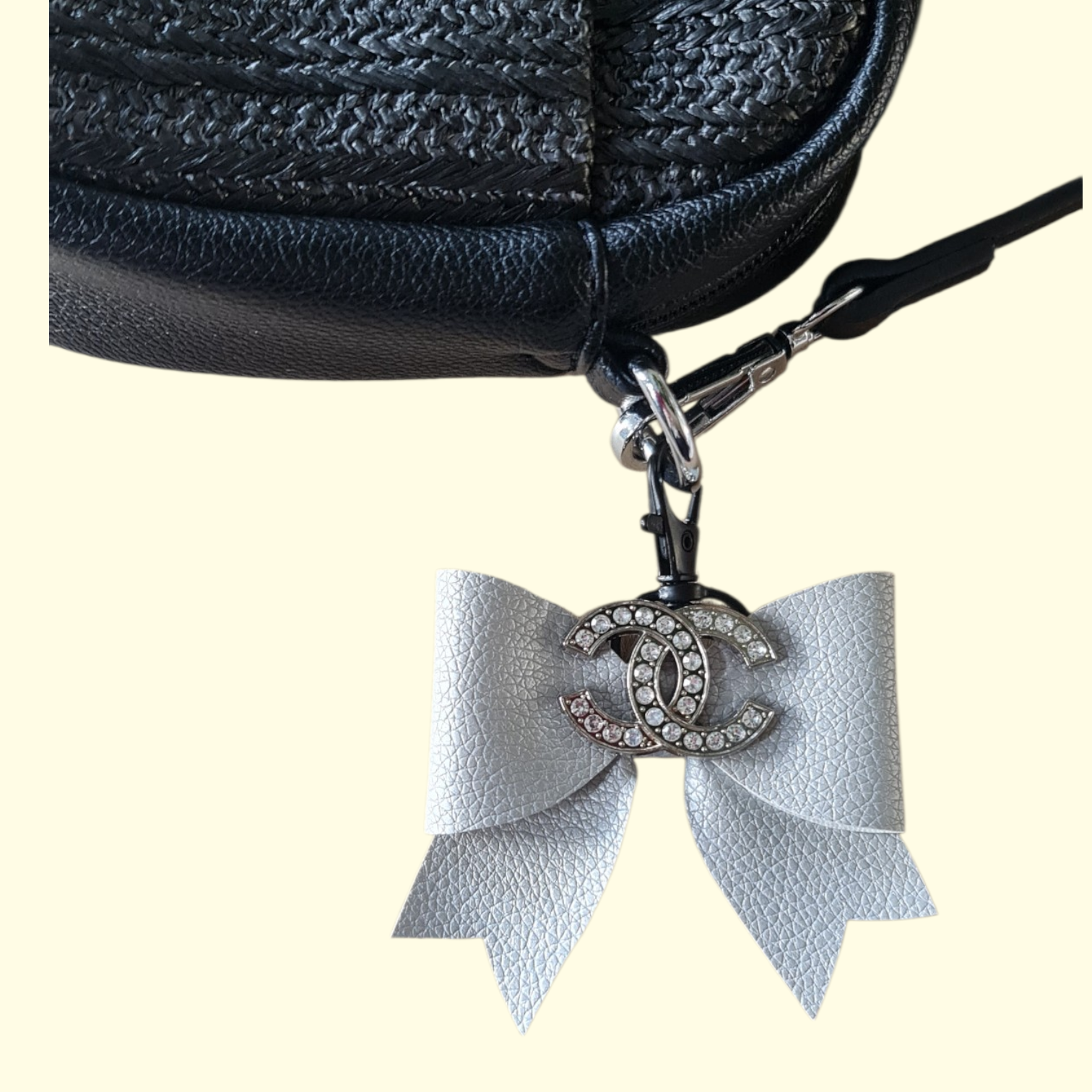 Silver Silver Chanel Bag Charm