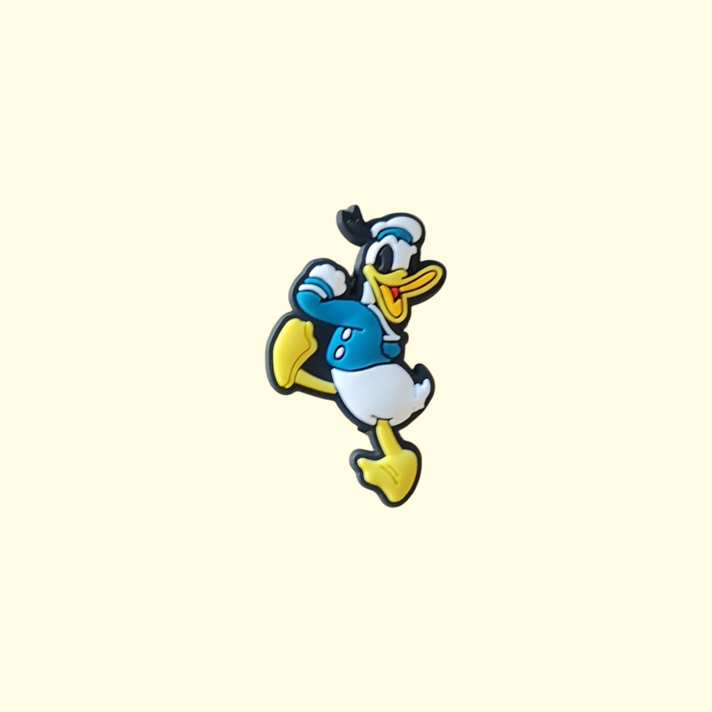 Daisy and Donald Duck Crocs Charms x4