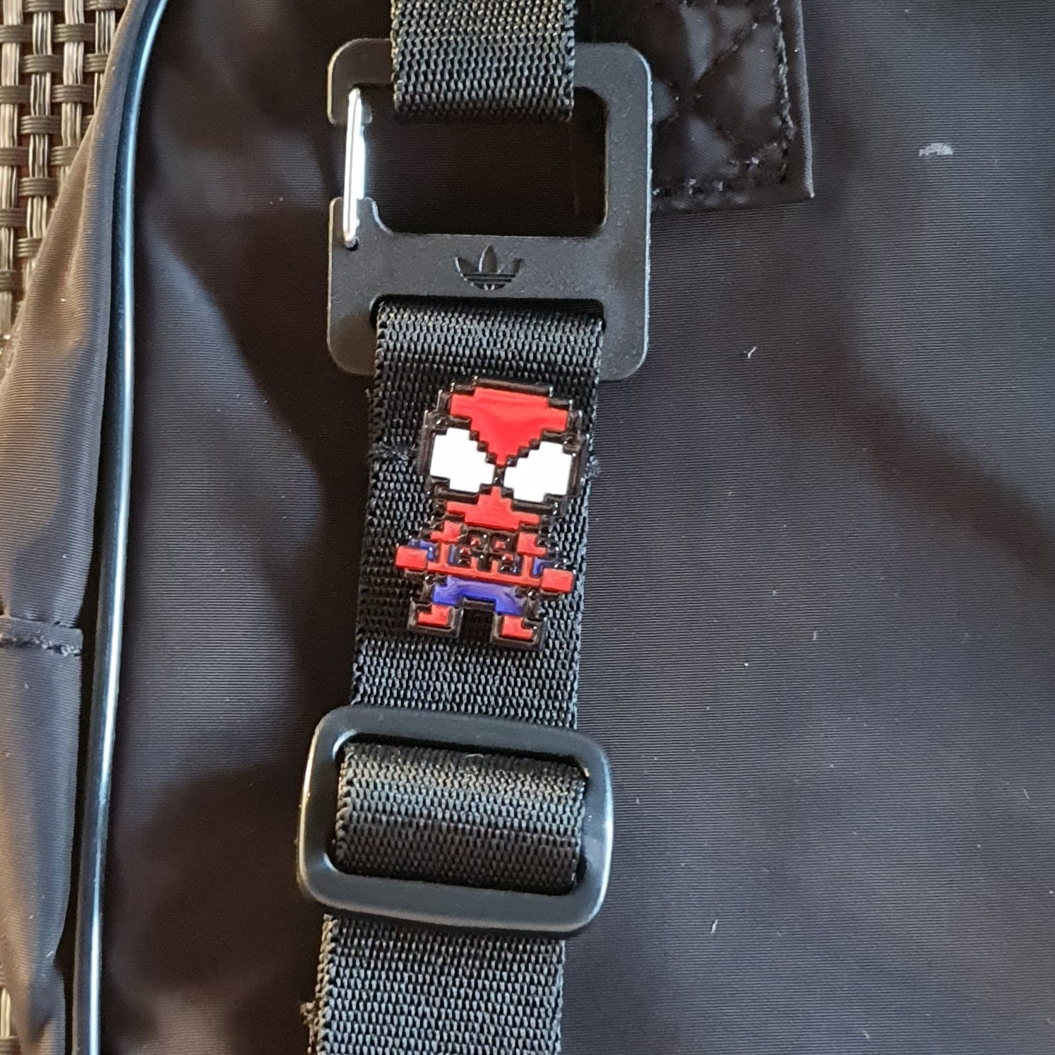 Marvel Spiderman Blocks Pin Badge