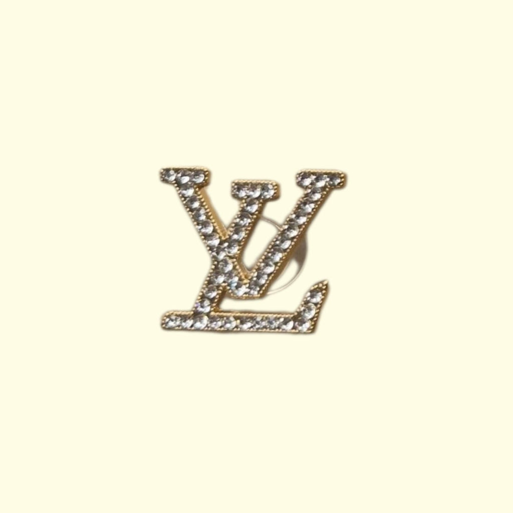 Gold Bling Designers Crocs Charms x4