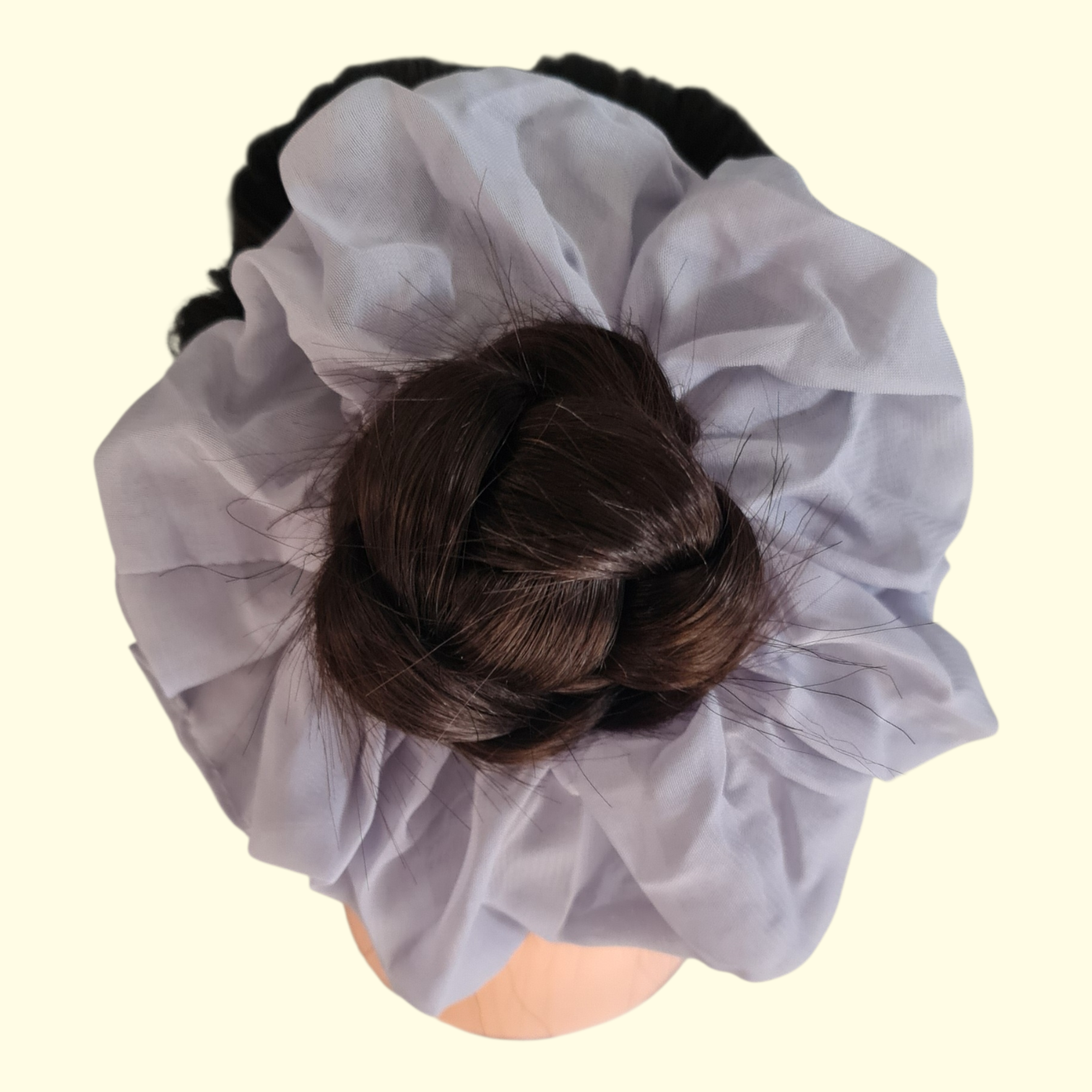 Puff Blue Hair Scrunchie
