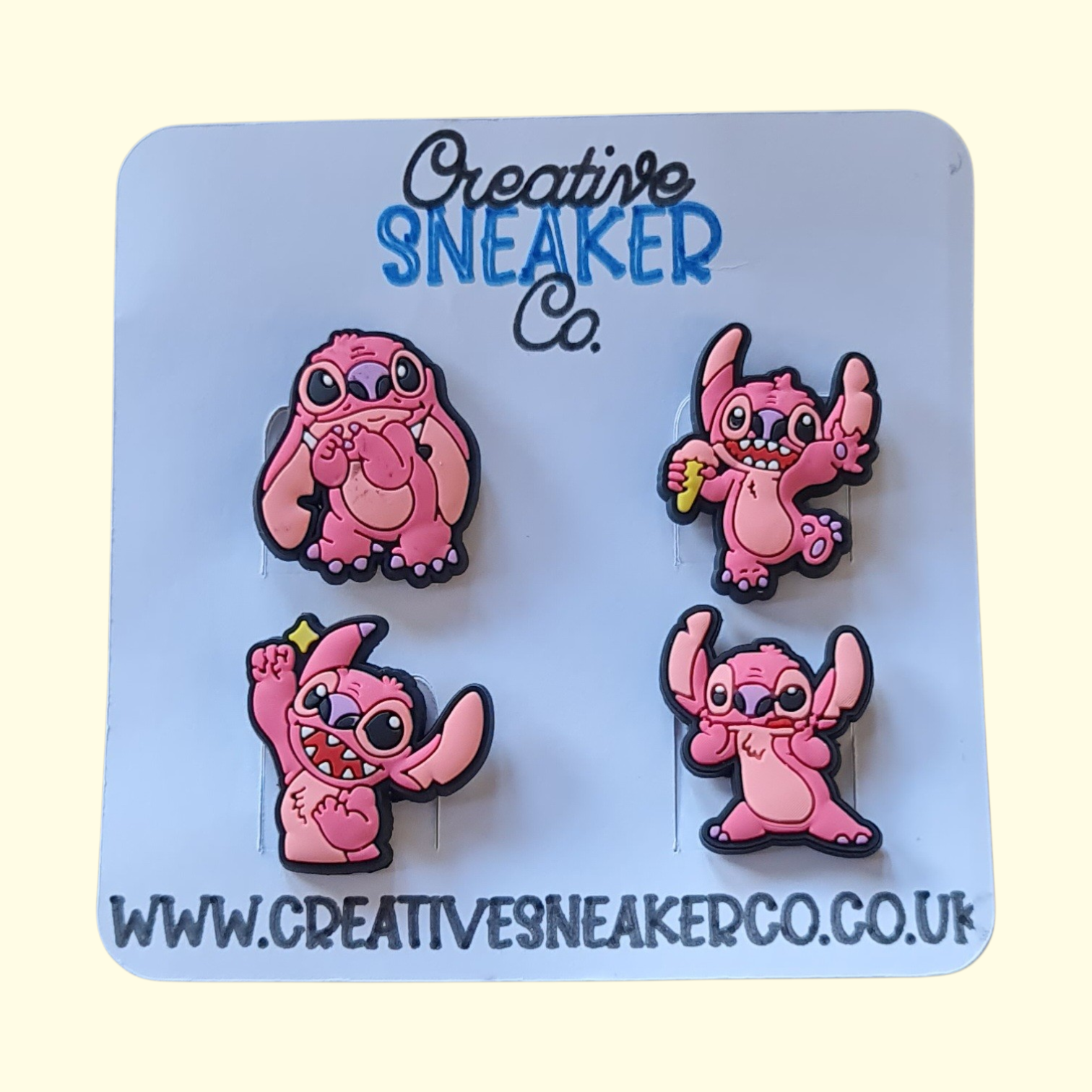 Stitch Angel Crocs Charms x4