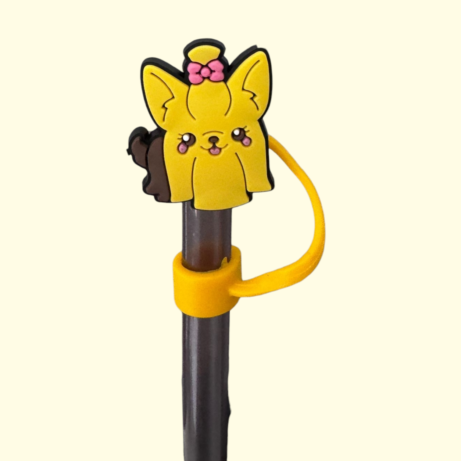 Dog Shitzu Straw Topper