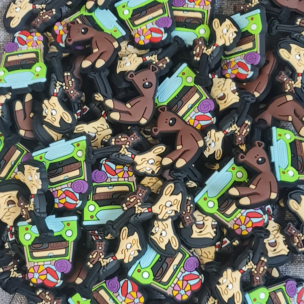 Mr Bean Crocs Charms x4