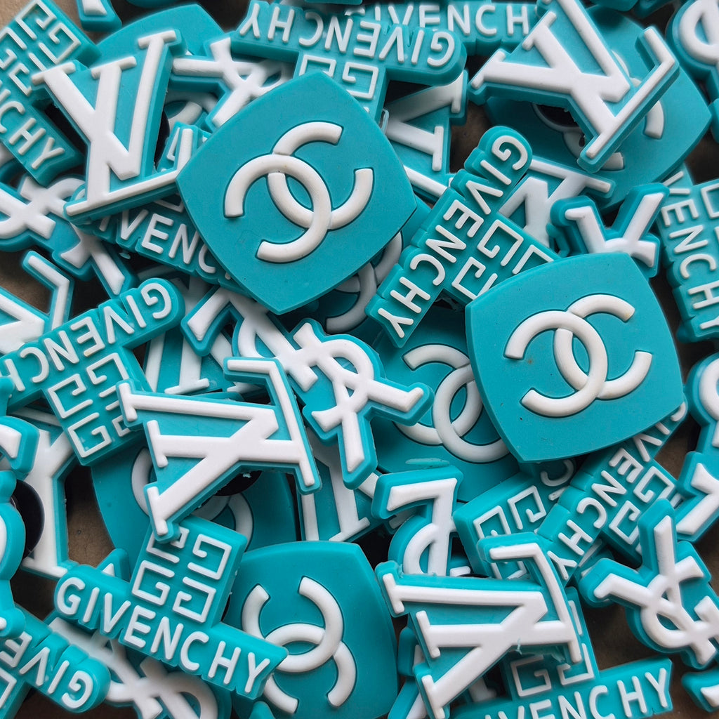 Designers Mint Crocs Charms x4