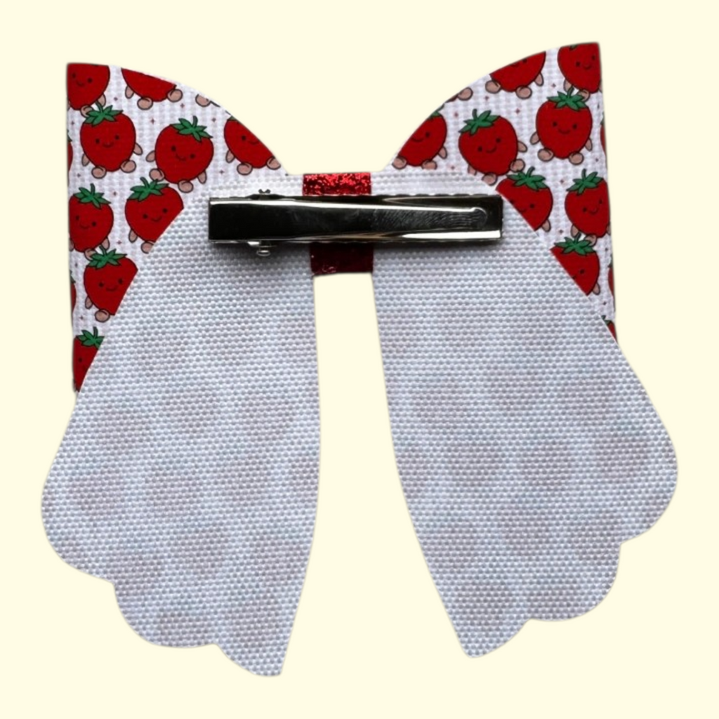Jelly Cat Strawberry Plushie Sailor Hair Bow