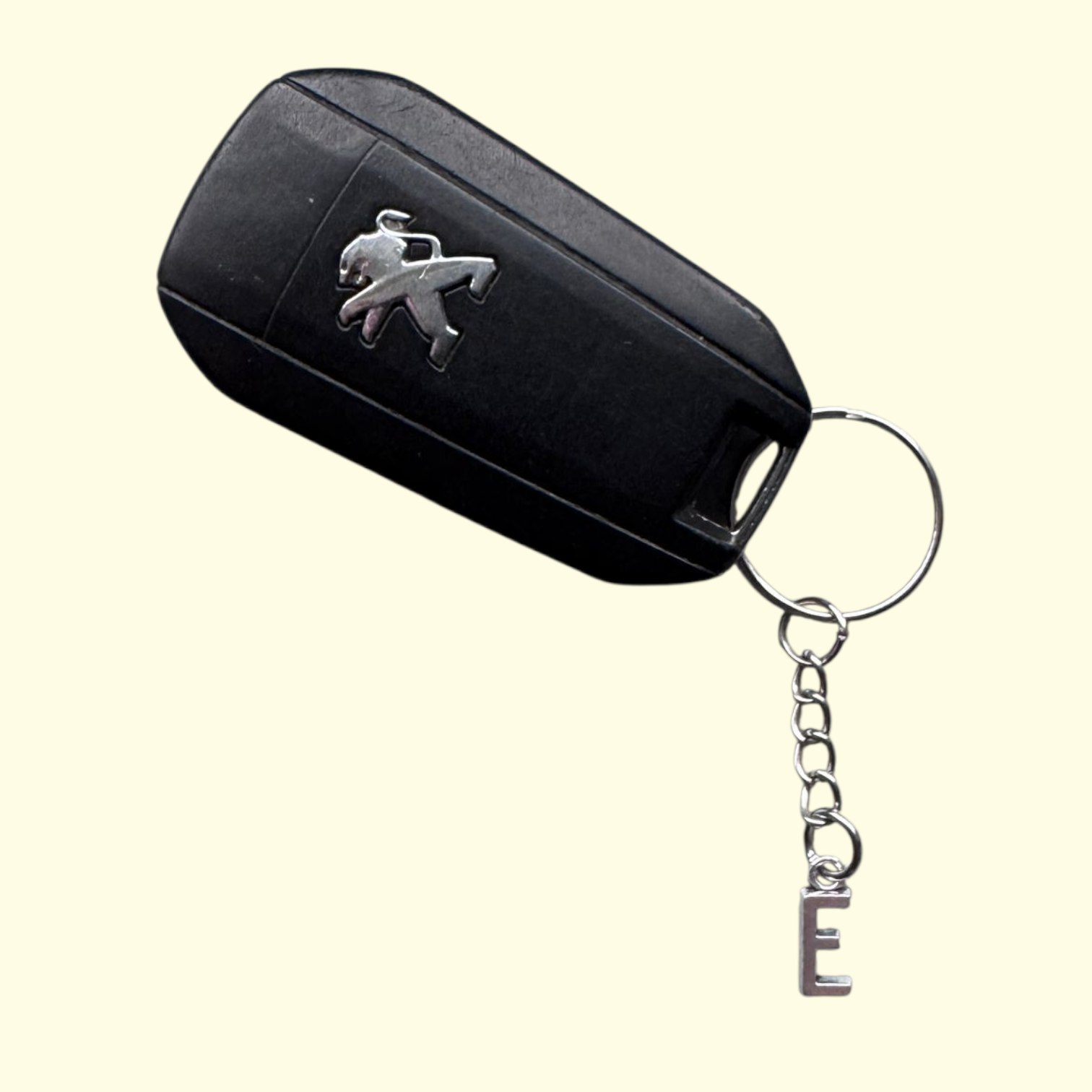 Letter E Keyring