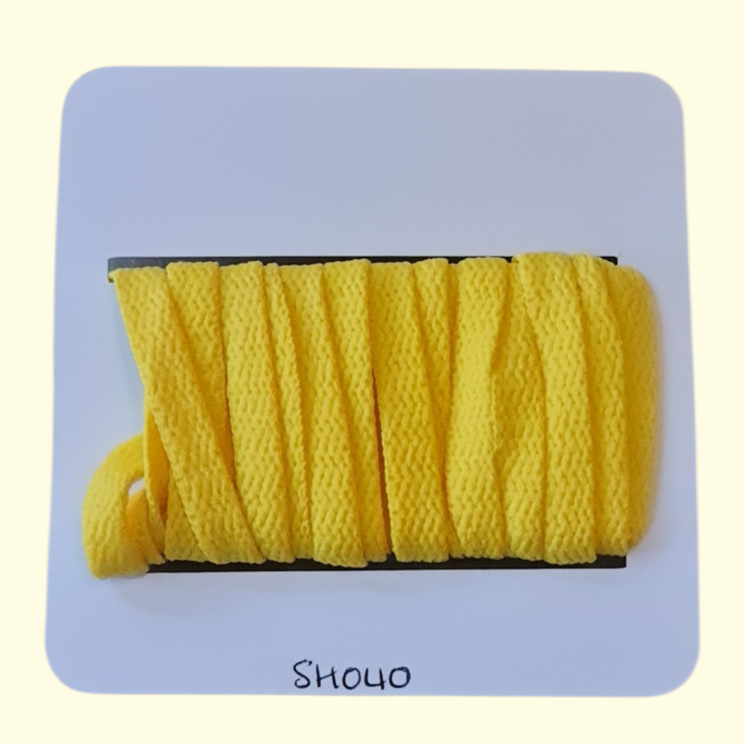 Flat Shoelaces 120cm Yellow