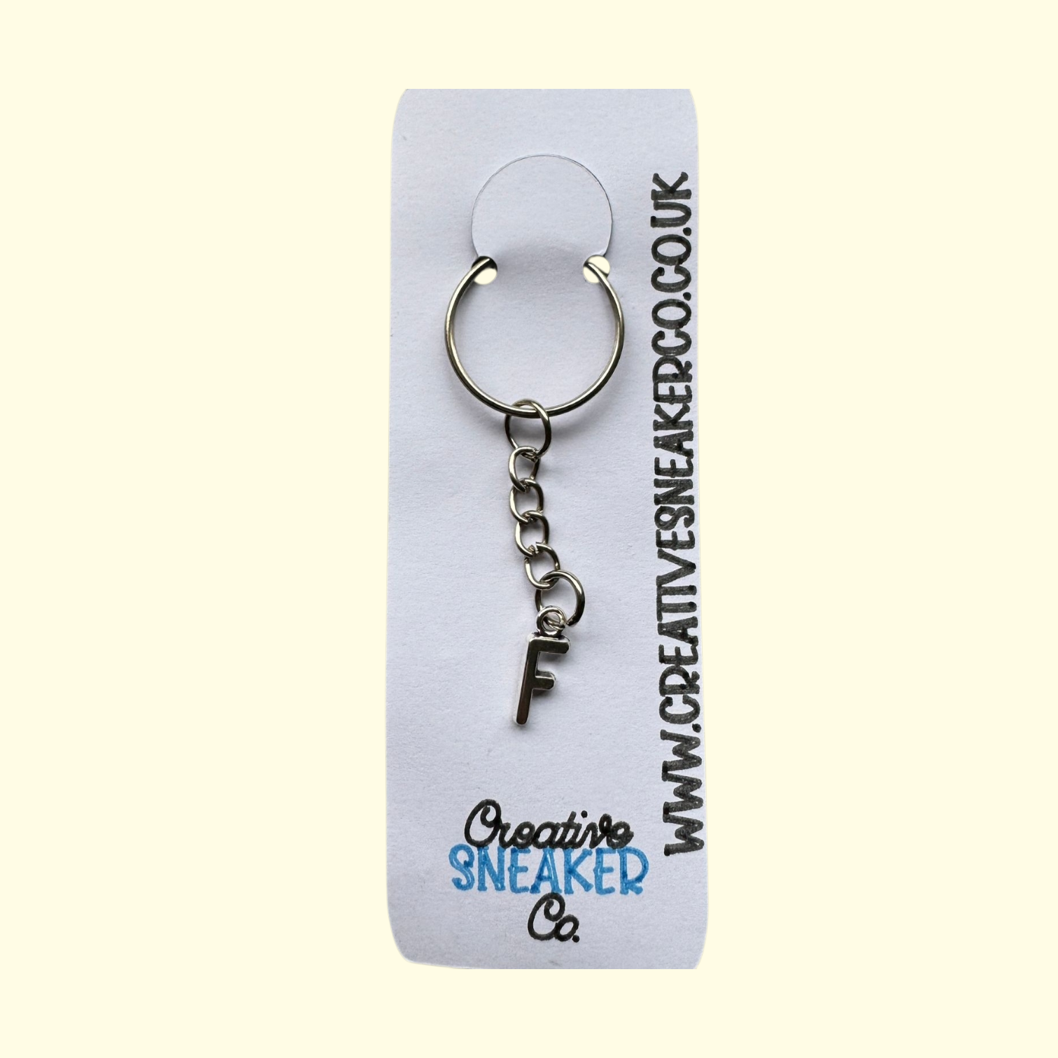 Letter F Keyring