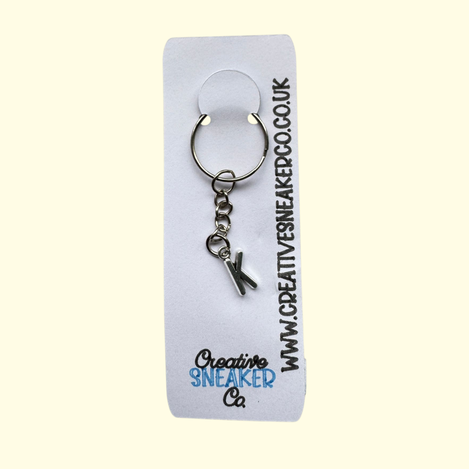 Letter K Keyring