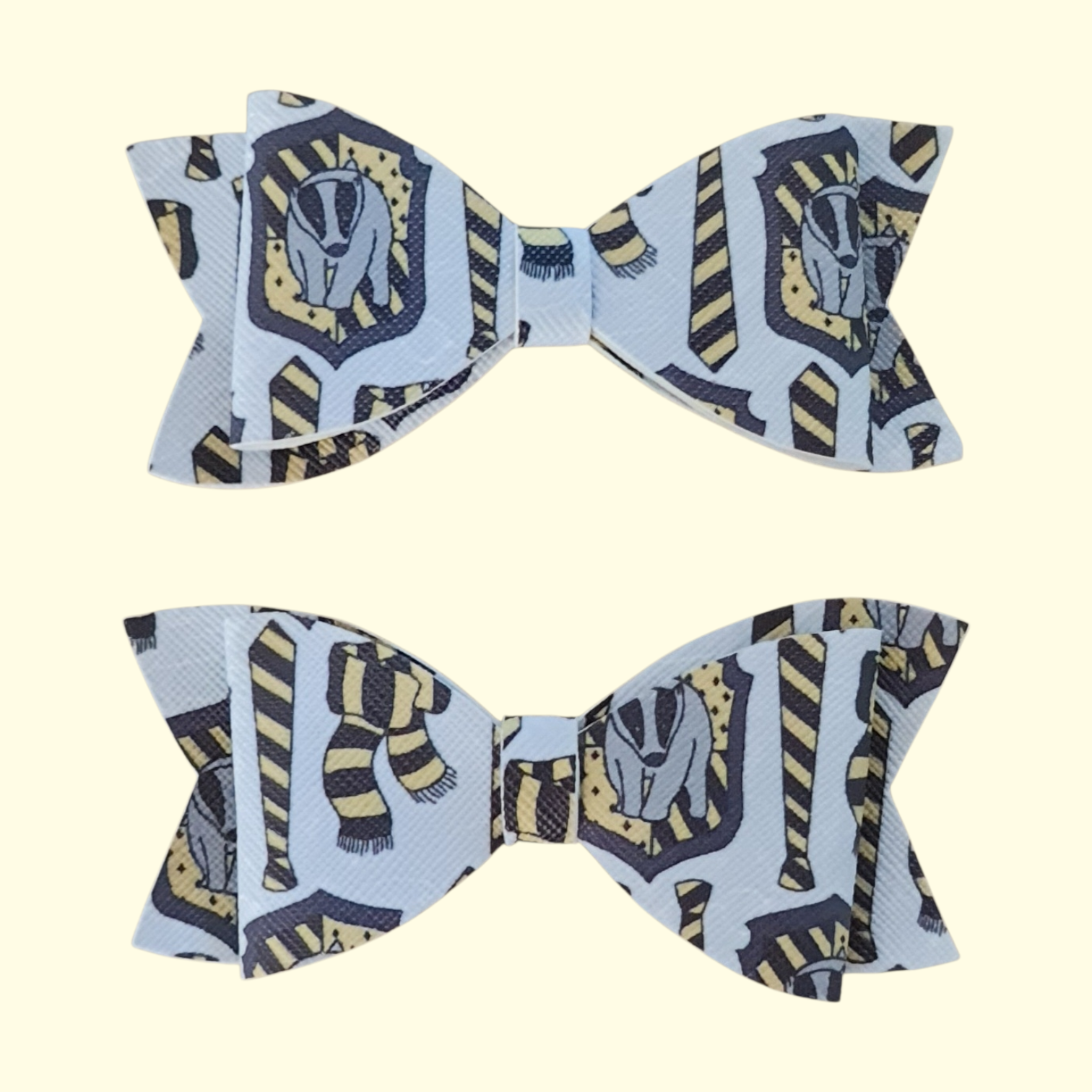 Harry Potter Hufflepuff Hair Bow x2
