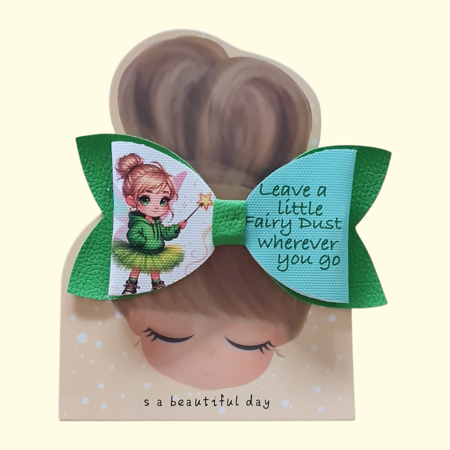 Tinkerbell Hair Bow