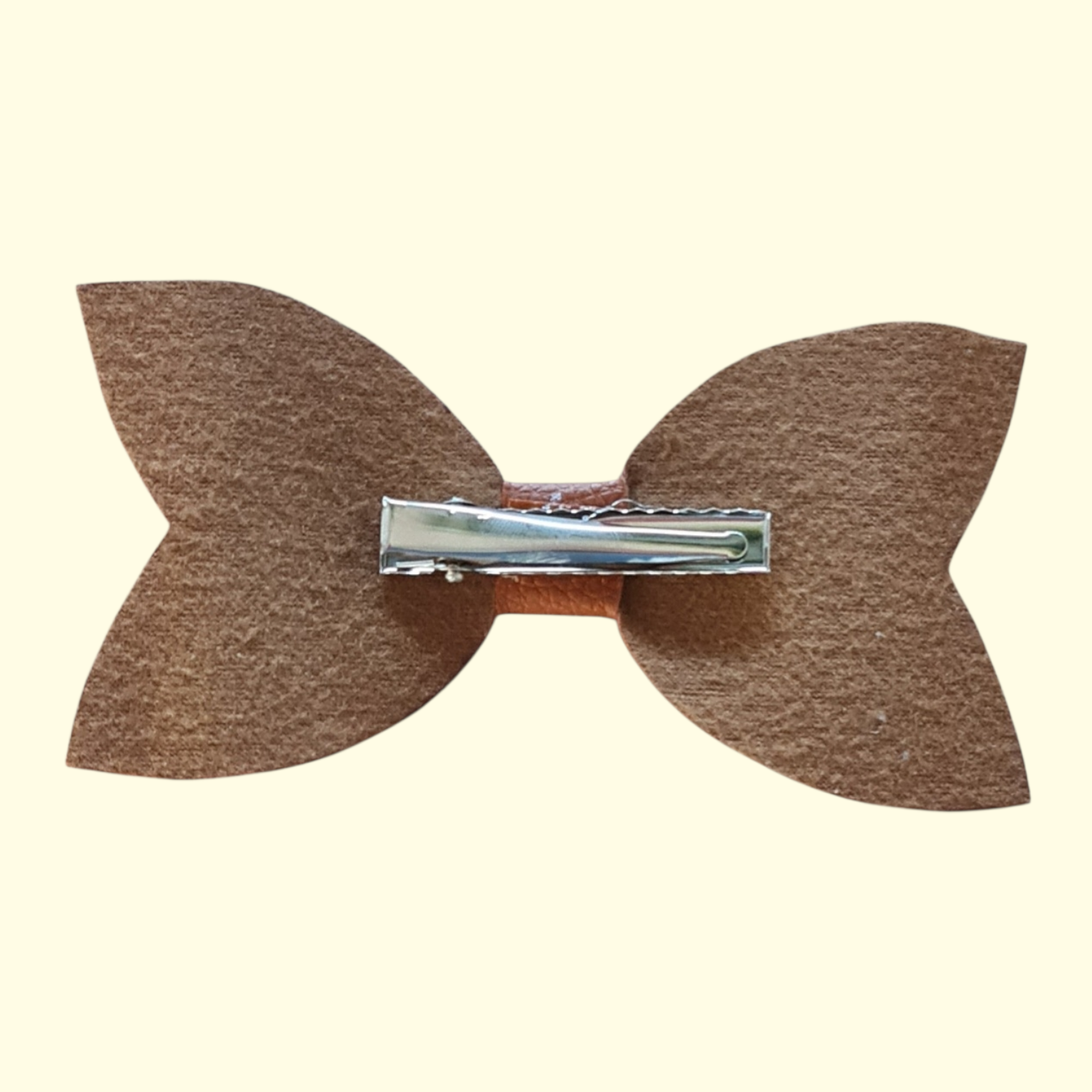 Autumn Squirrel Brown Hair Bow