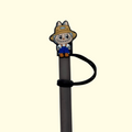 Labubu Farmer Straw Topper