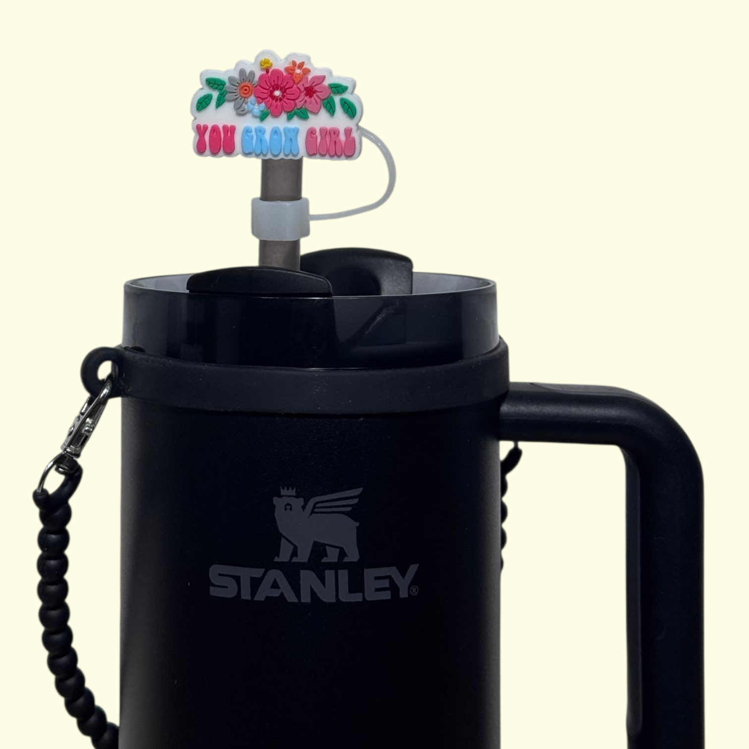 Quote You Grow Straw Topper