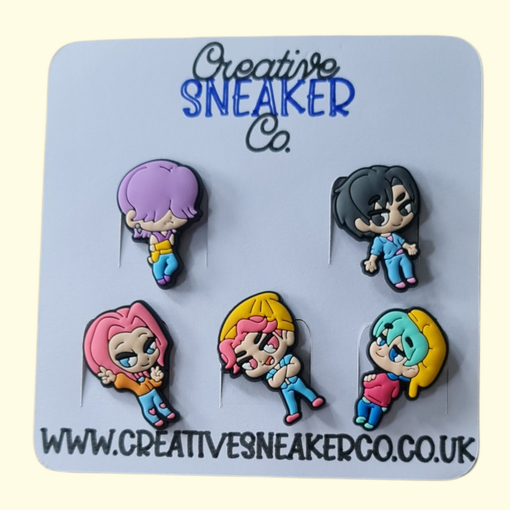 Saja Boys Crocs Charms x5