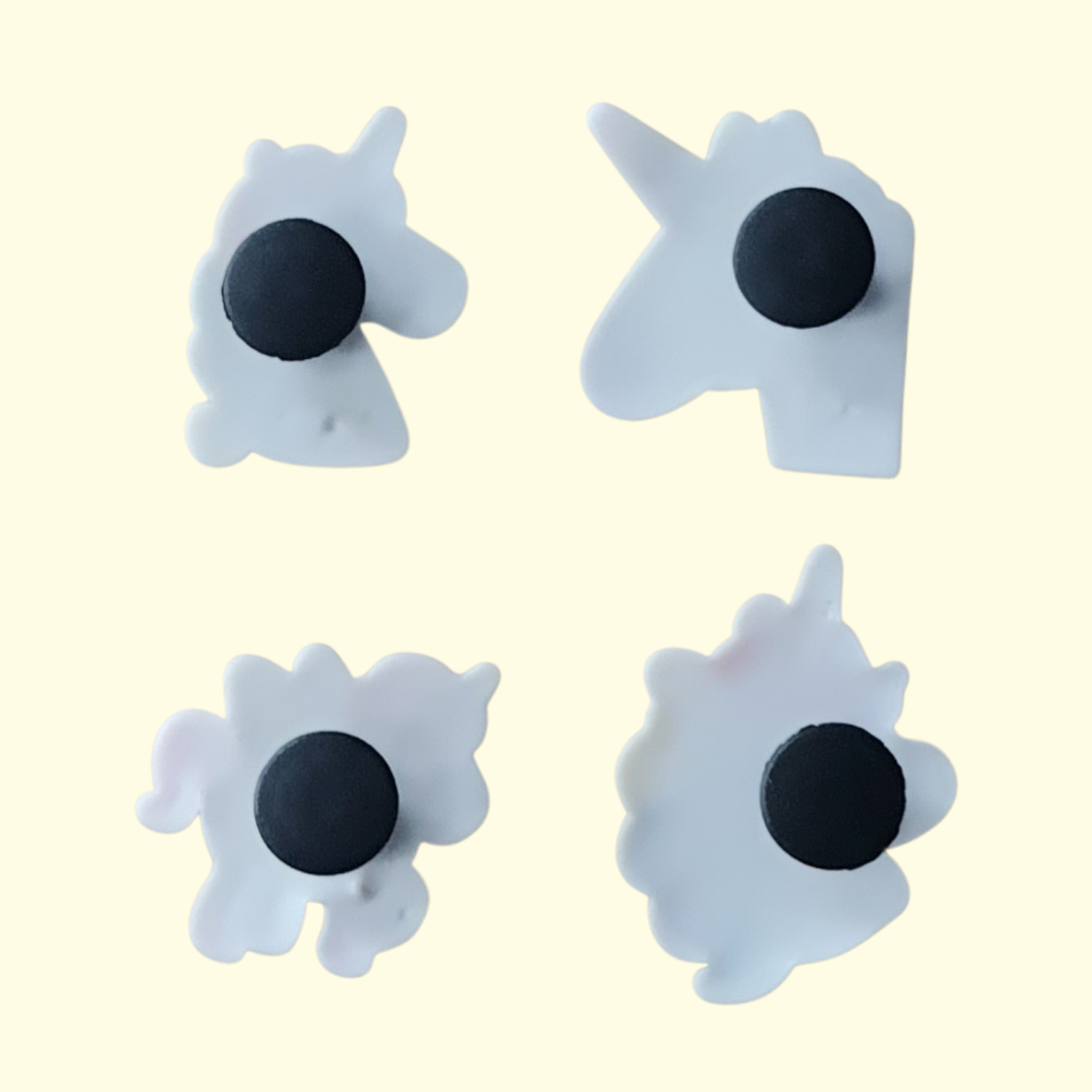 Unicorn Crocs Charms x4