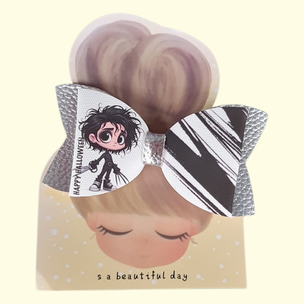 Halloween Edward Scissorhands Standard Hair Bow