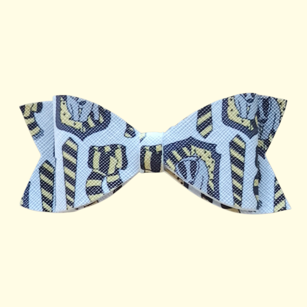Harry Potter Hufflepuff Scarf Hair Bow