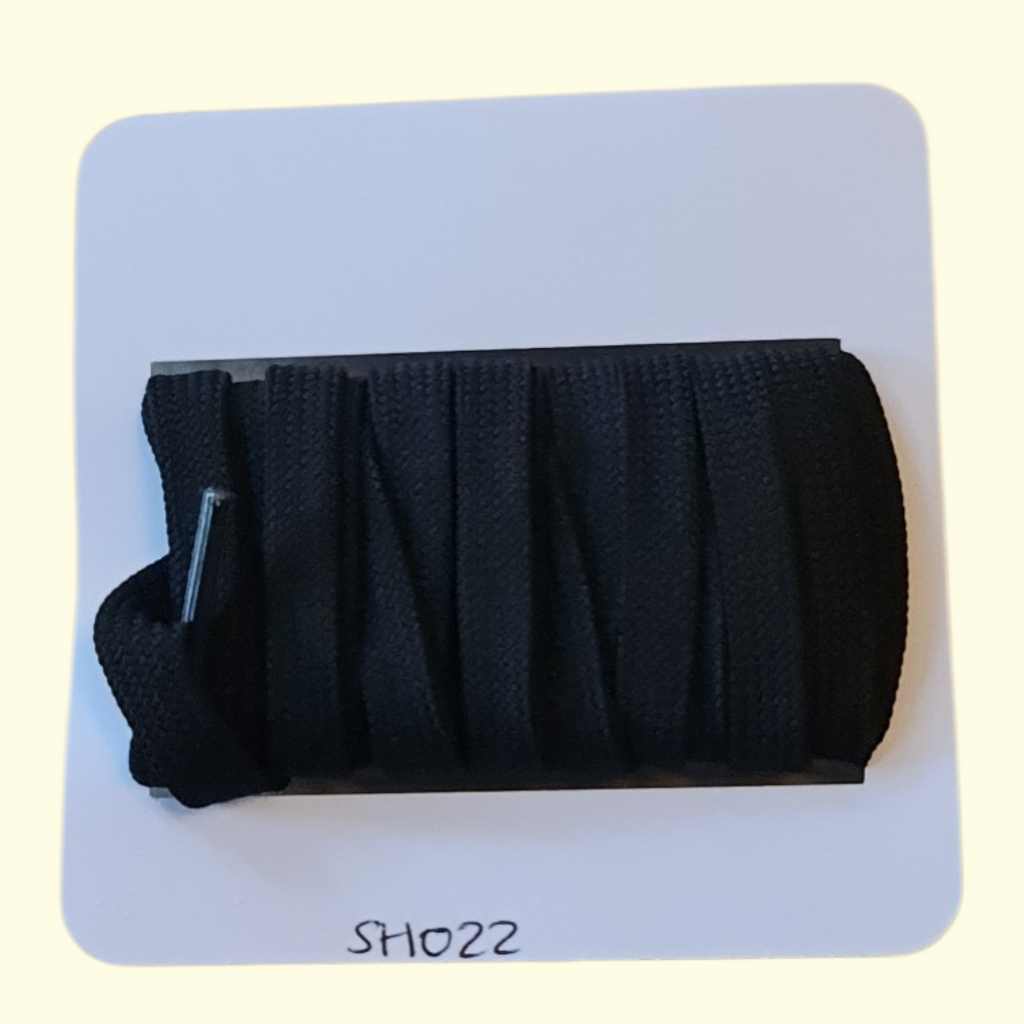 Flat Shoelaces 120cm Black