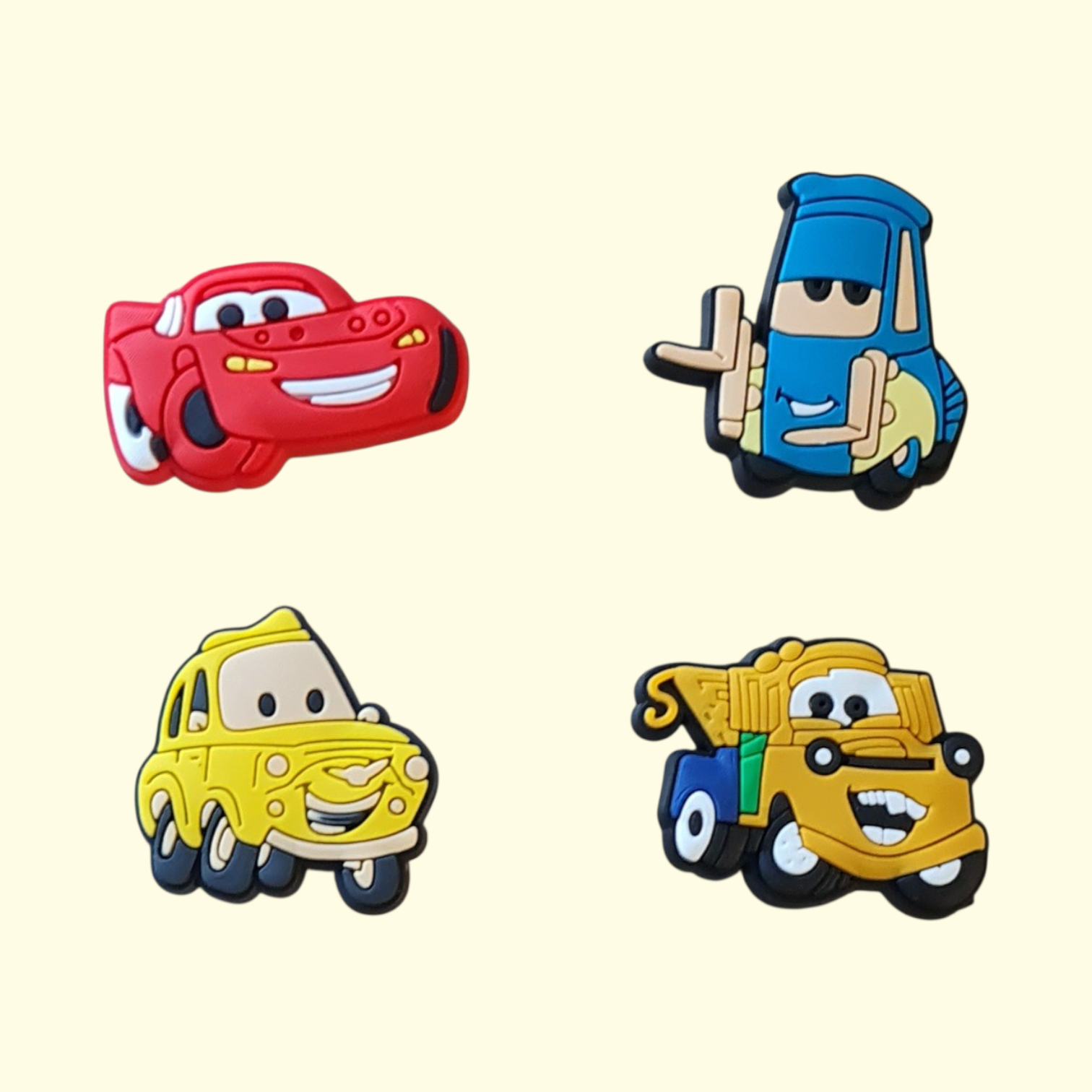 Cars Crocs Charms x4