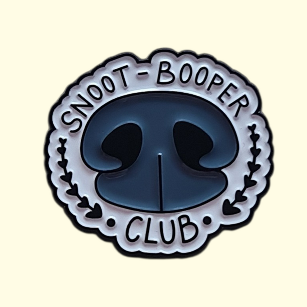 Dog Snoot Bopper Pin Badge