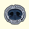 Dog Snoot Bopper Pin Badge