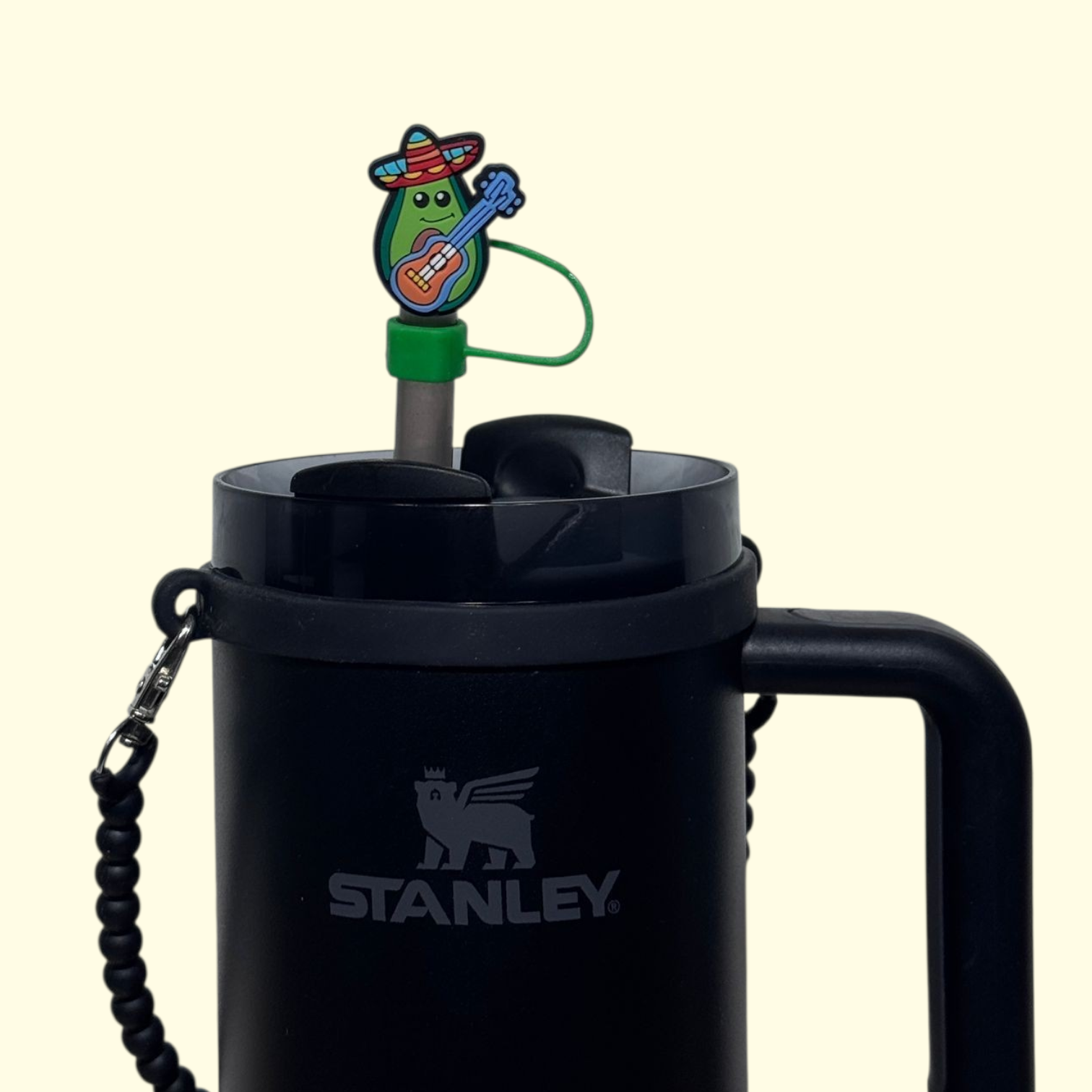 Avocado Mexican Straw Topper