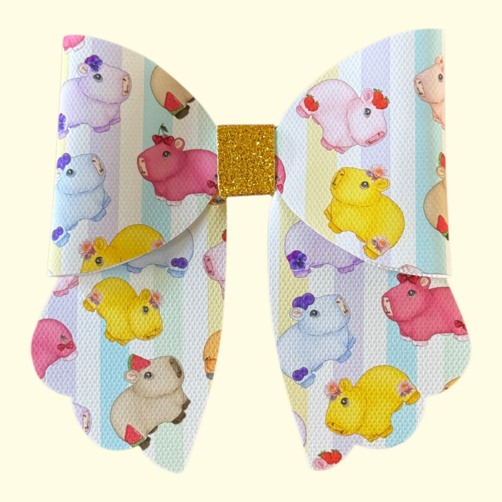 Capybara Sailor Hair Bow