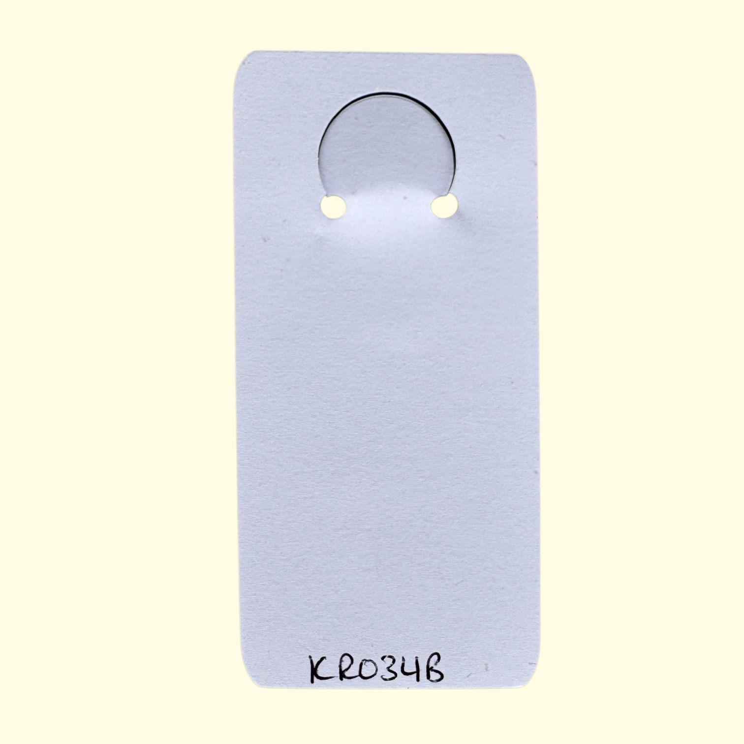 Labubu Face Pale Pink Keyring