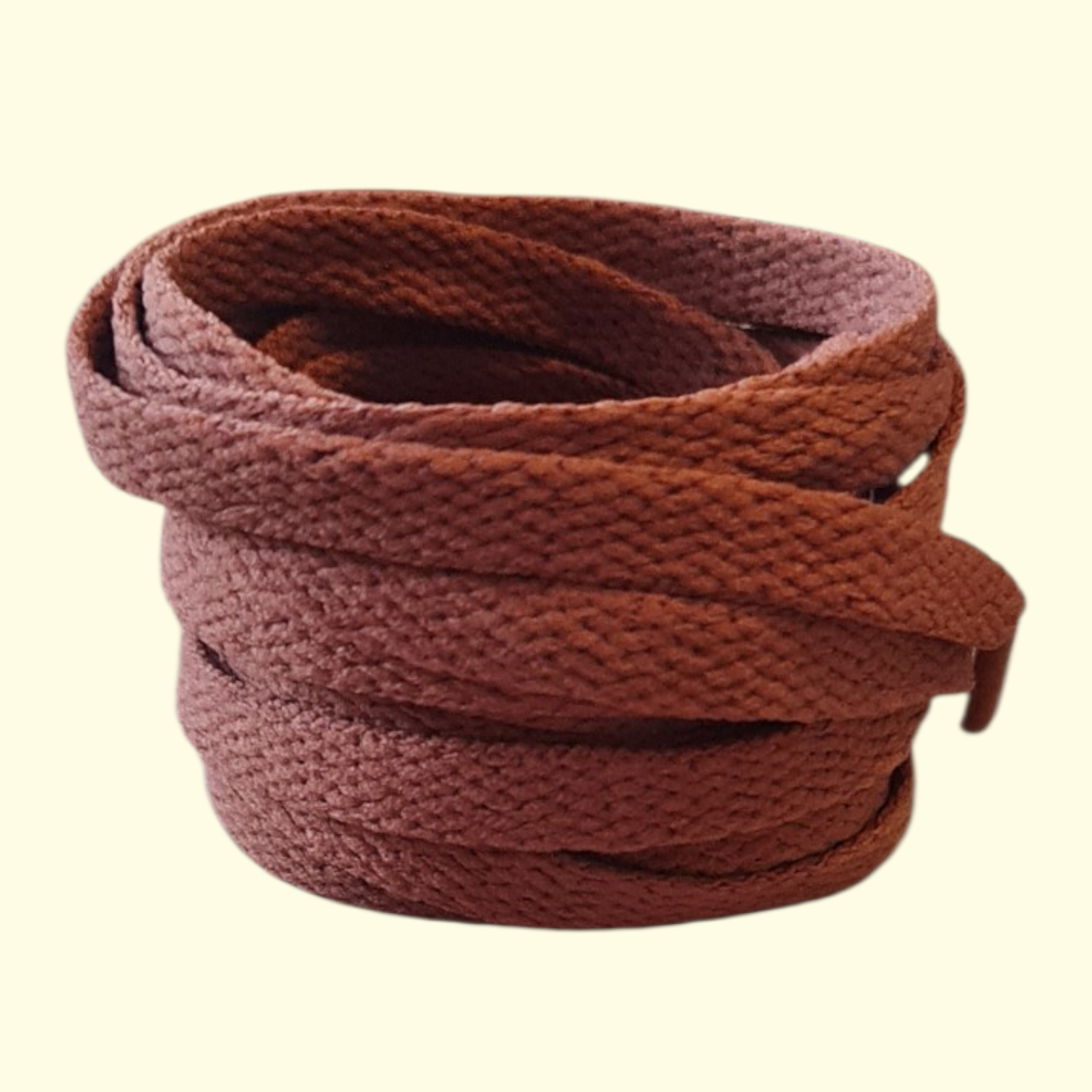 Flat Shoelaces 120cm Chestnut Brown