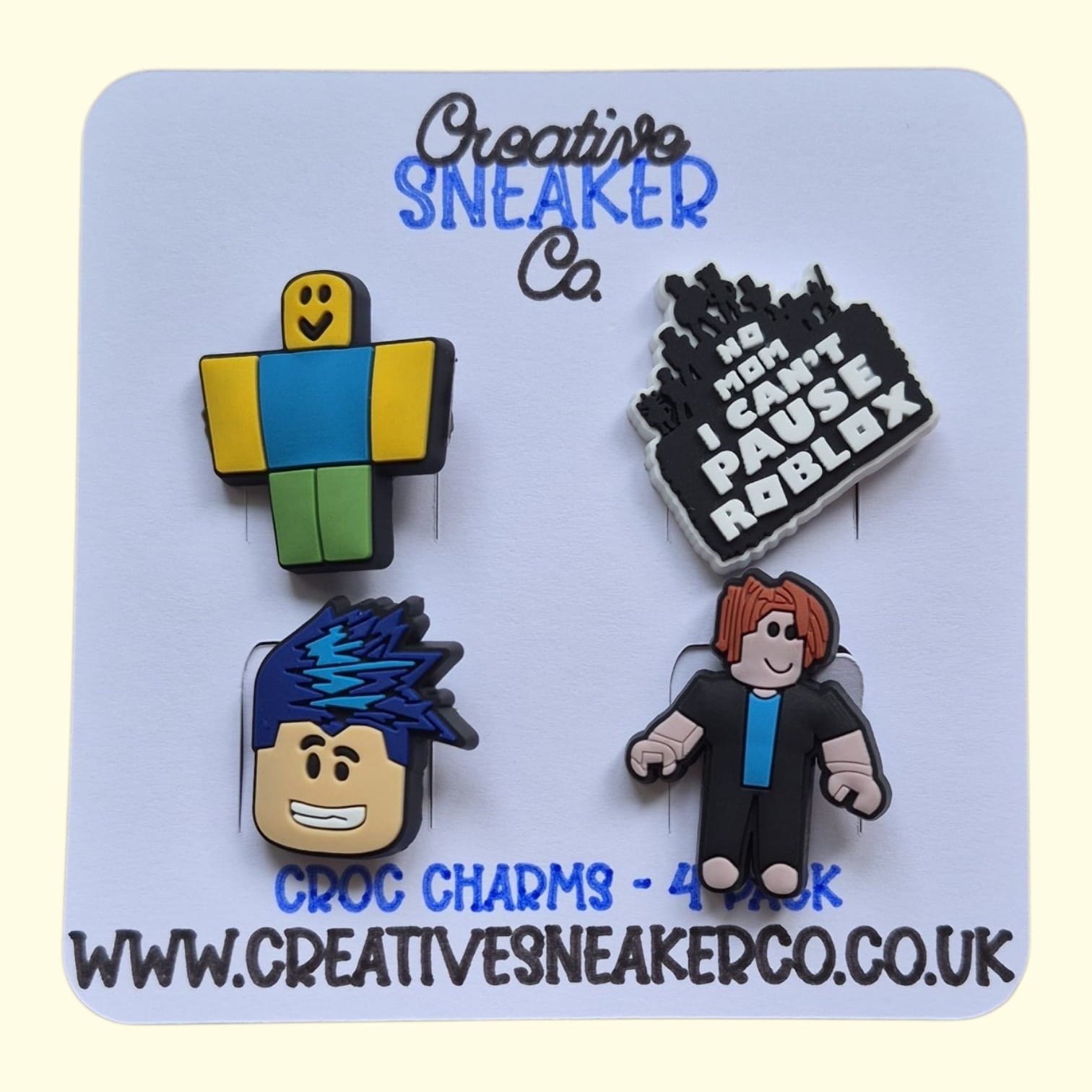 Roblox Crocs Charms x4