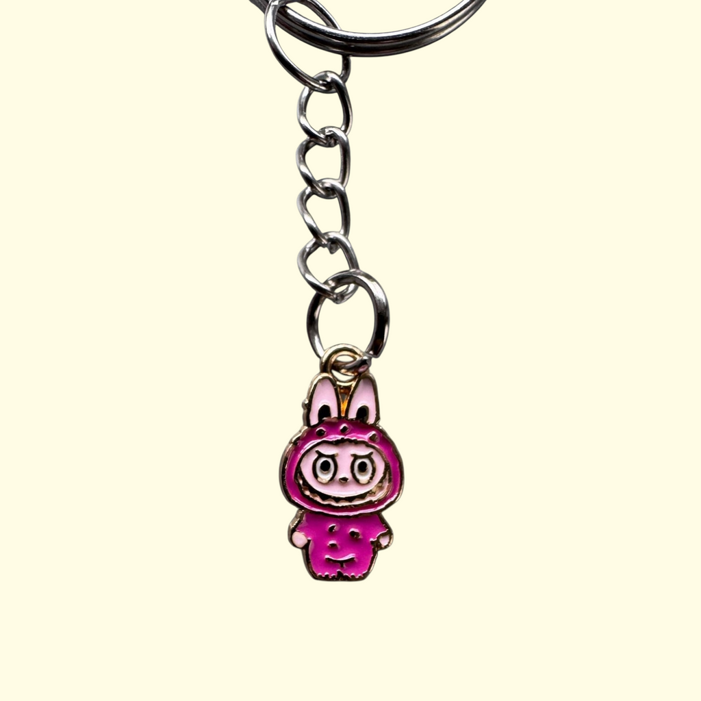 Labubu Body Pink Keyring
