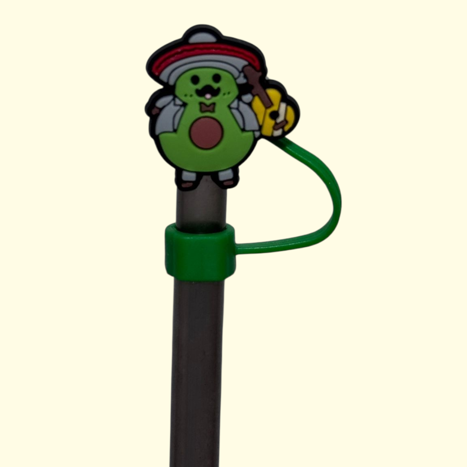 Avocado Mexican Sombrero Straw Topper