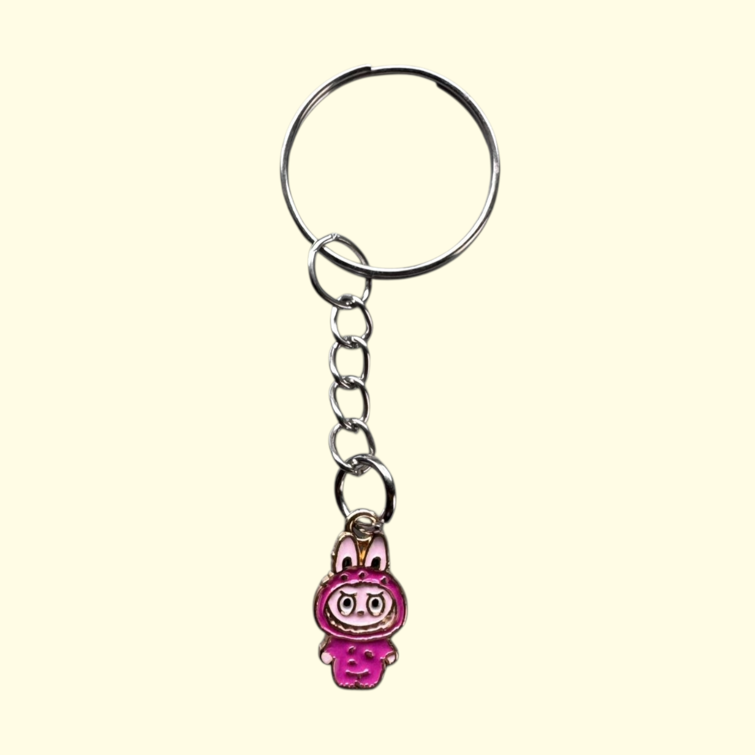 Labubu Body Pink Keyring