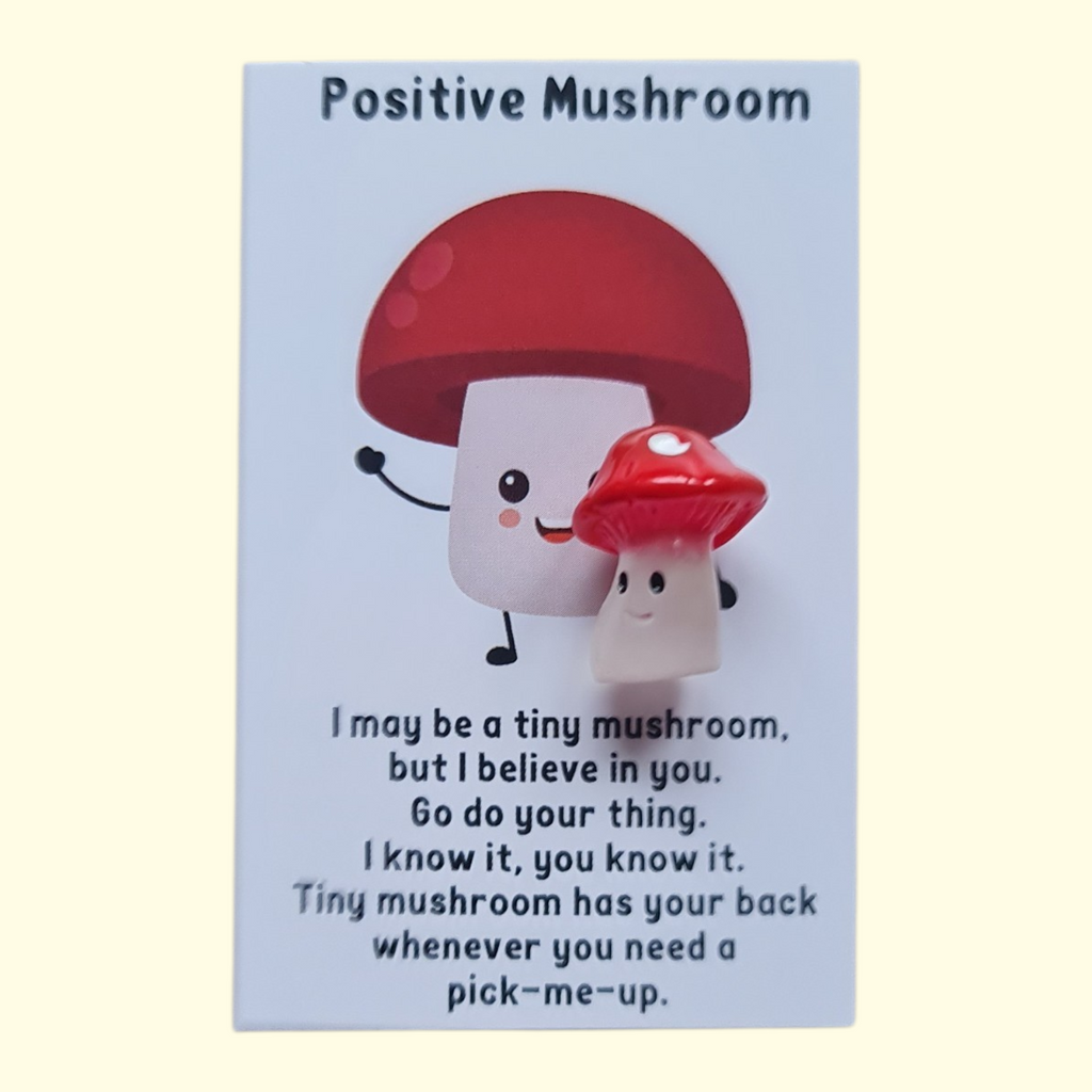 Positive Mushroom Pocket Hug