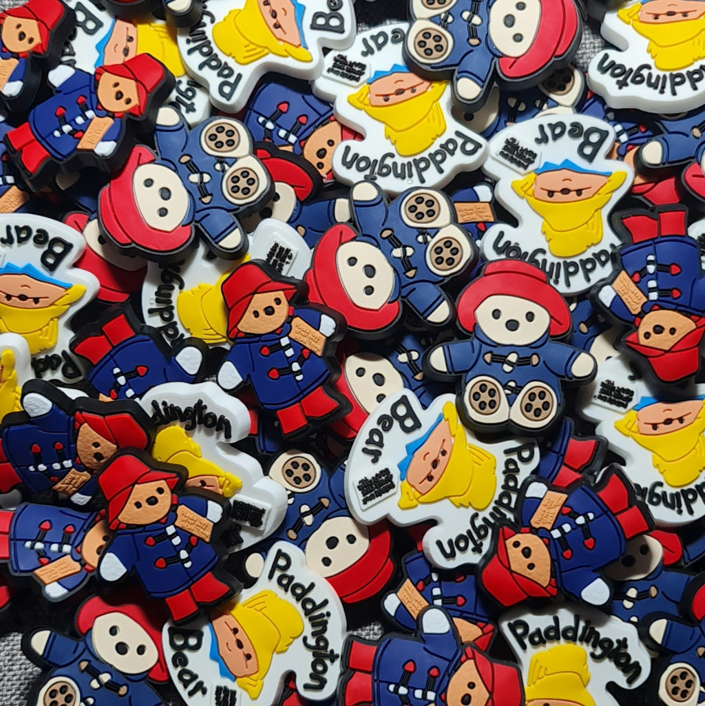 Paddington Bear Crocs Charms x3