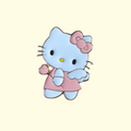 Hello Kitty Heart Pin Badge