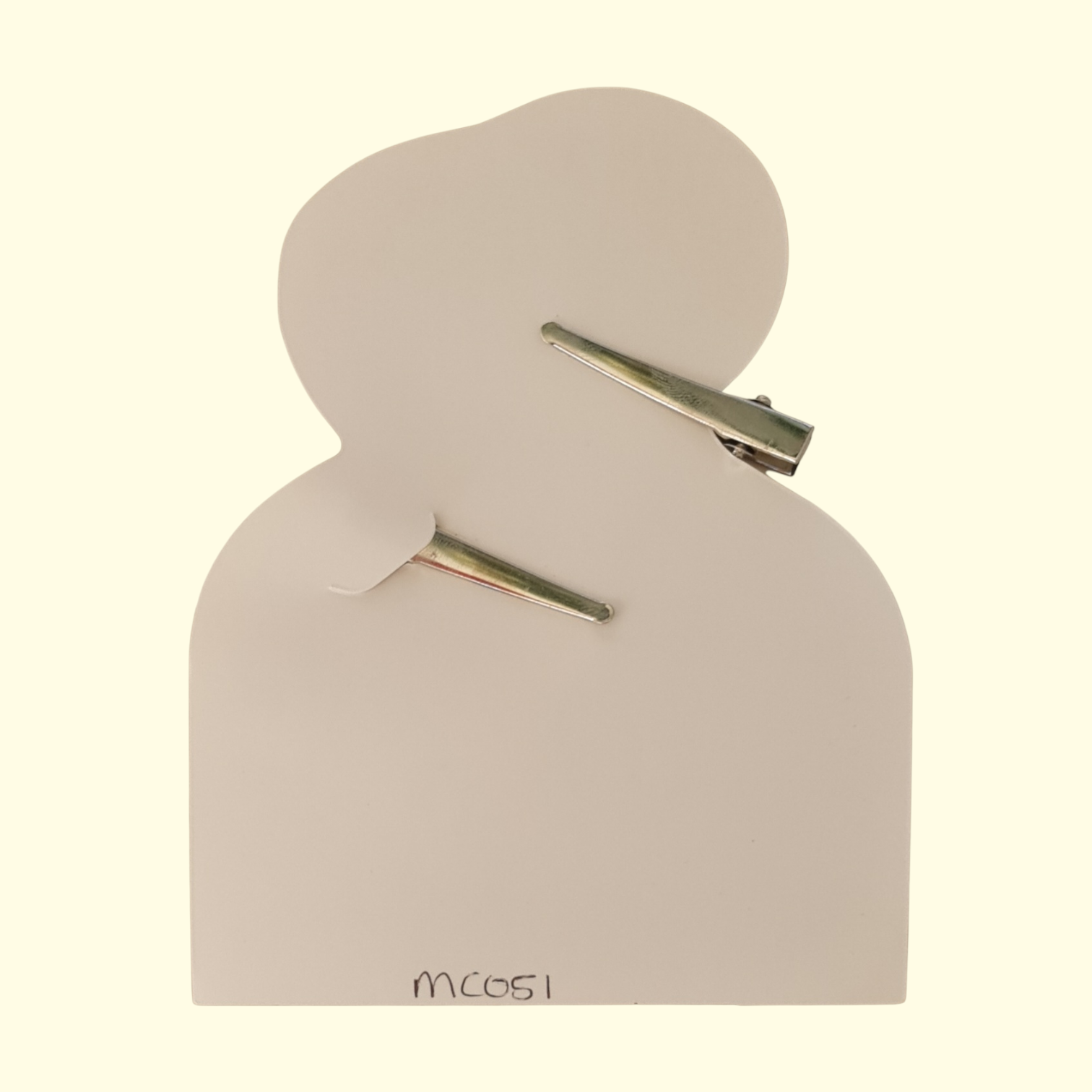 Donut Blue Hair Bow x2