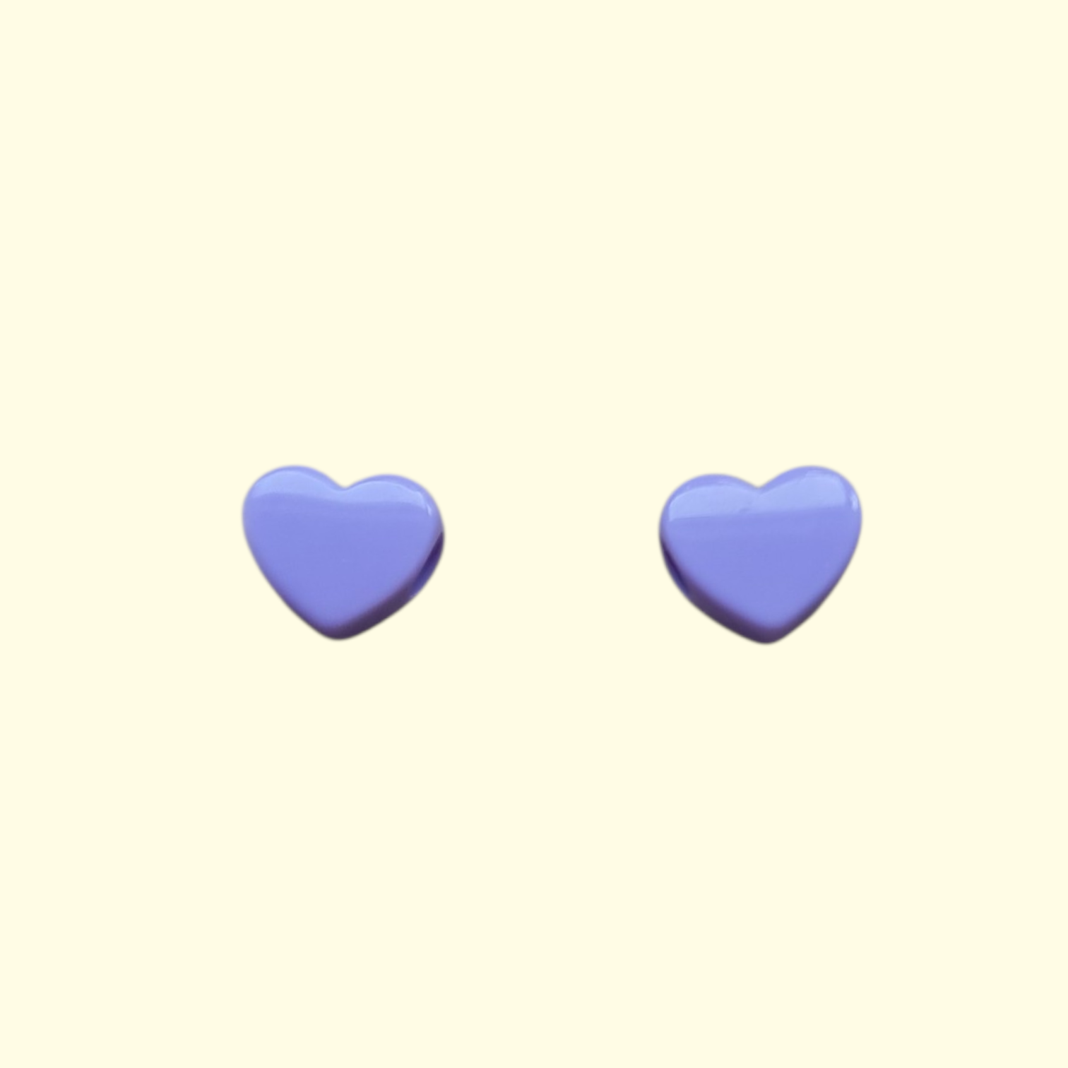 Heart Purple Shoelace Charms