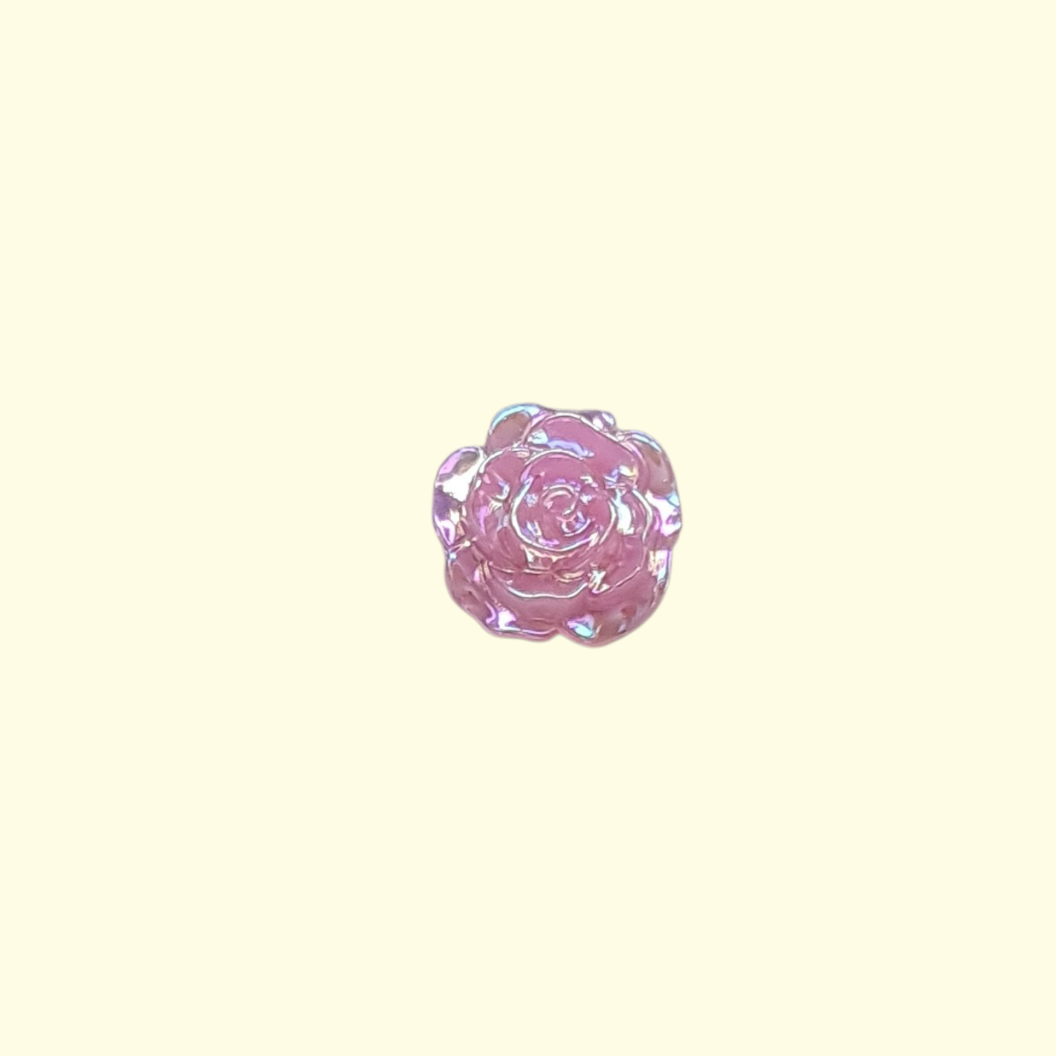 Pink Rose Crocs Charms x4