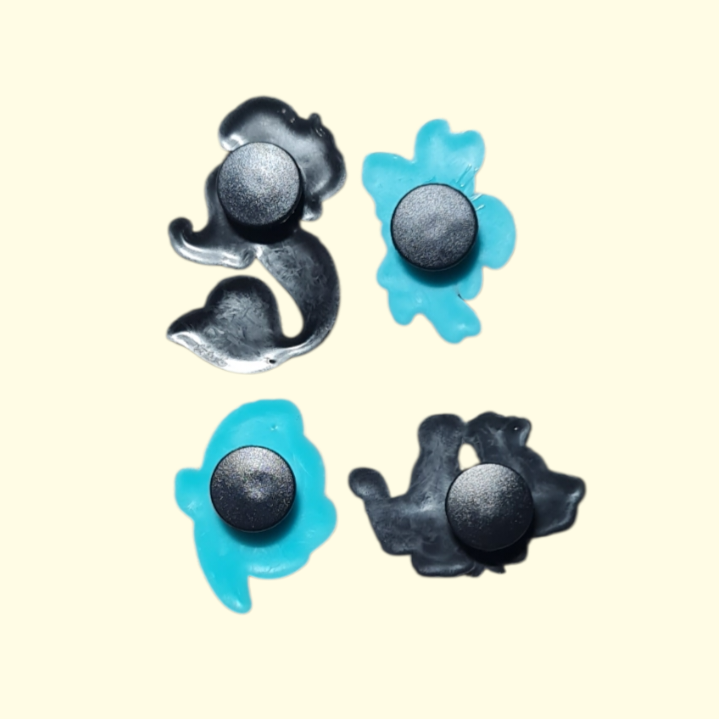 Princess Ariel Crocs Charms x4