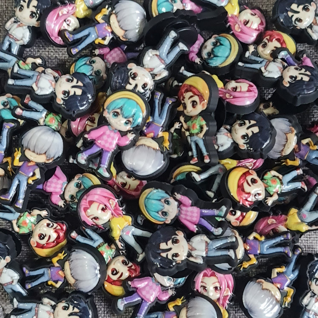 Saja Boys Crocs Charms x5