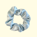 Satin Diamanté Mint Hair Scrunchie