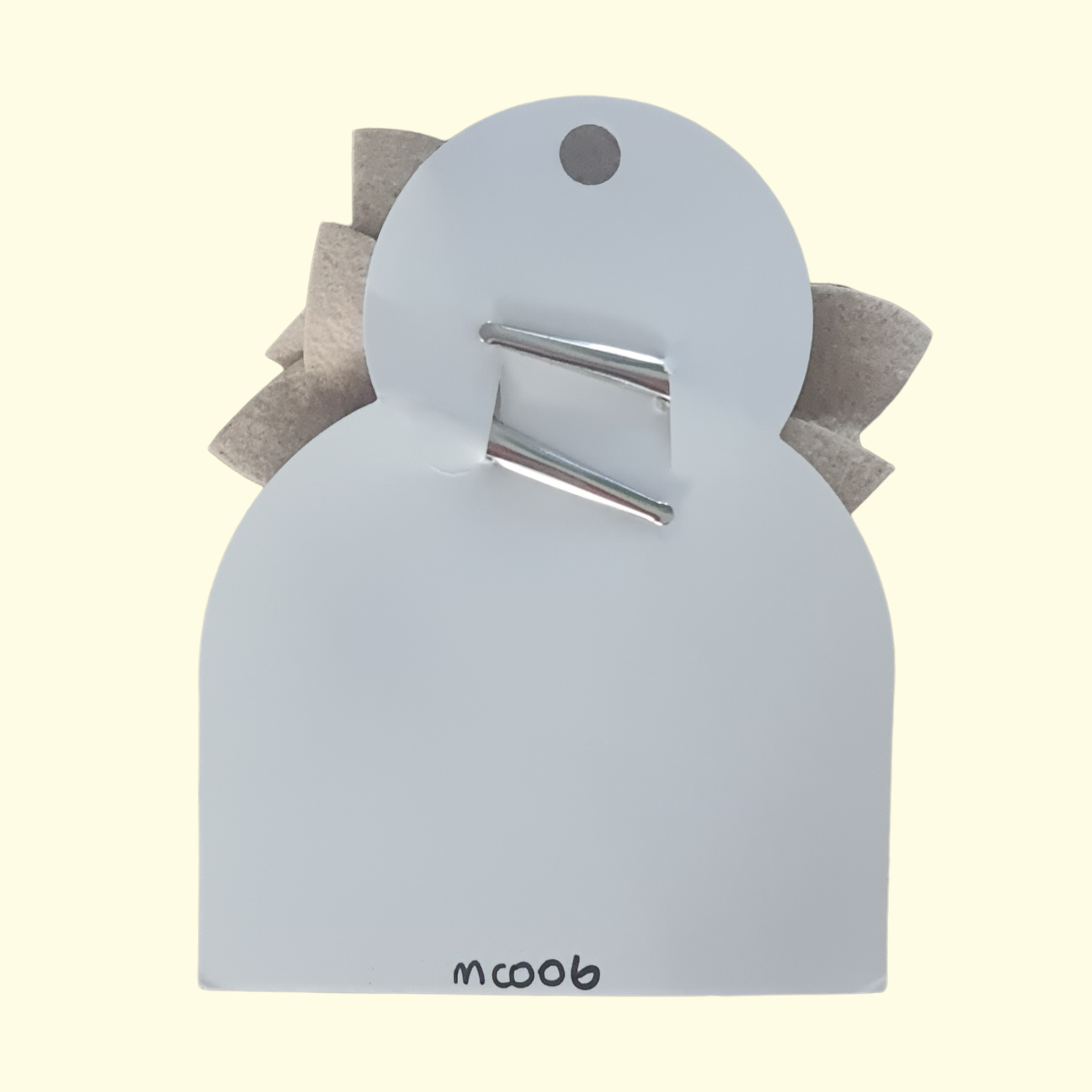 Lace Green Hair Bow x2