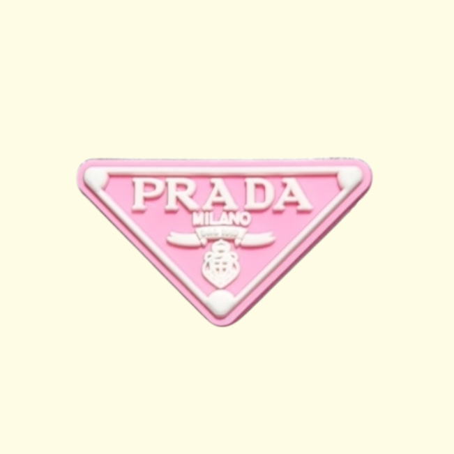 Pink Designers Crocs Charms x4